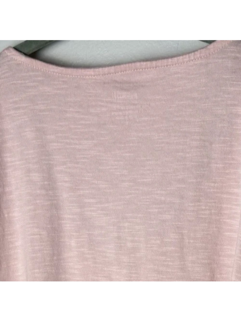 J. Jill Pure Jill Asymmetric Button Tunic Top Size Medium Pink Cotton Blend - Picture 6 of 7